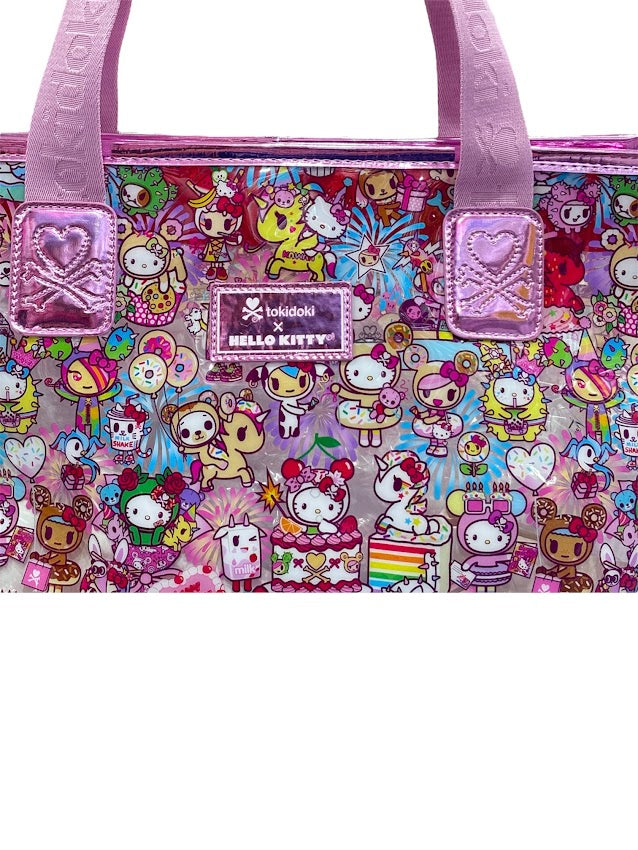 tokidoki x Hello Kitty "Birthday Bash" Clear Zip Tote