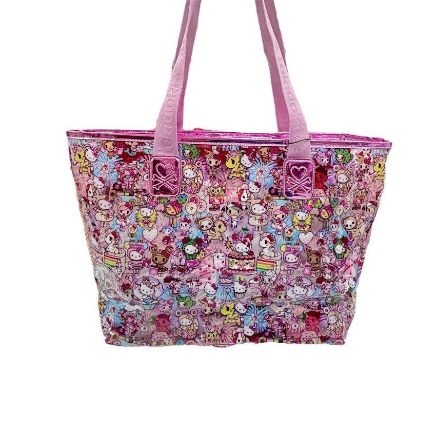 tokidoki x Hello Kitty "Birthday Bash" Clear Zip Tote