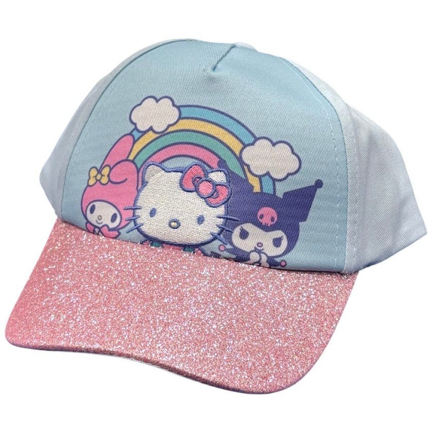 Hello Kitty "Glitter Dye Sub w/ Sugar Glitter" Kids Cap