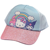 Hello Kitty "Glitter Dye Sub w/ Sugar Glitter" Kids Cap