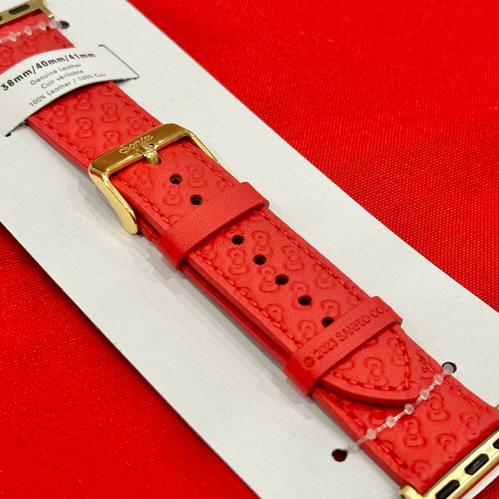 Sonix x Hello Kitty Red Leather Watchband