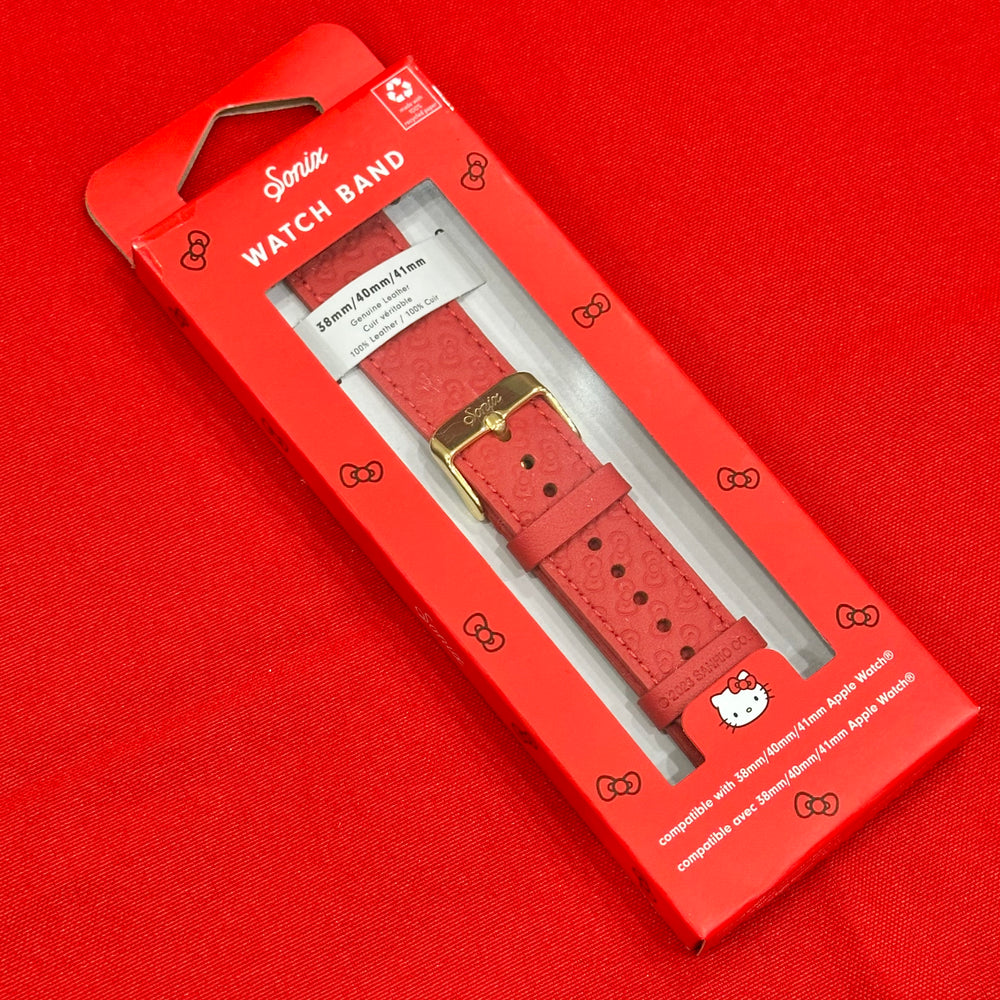Sonix x Hello Kitty Red Leather Watchband