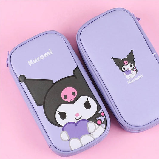 Kuromi Brushed Fabric Pencil Pouch