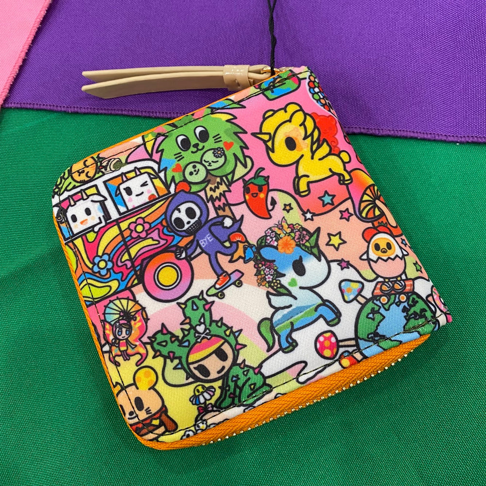 tokidoki "Groovy" Small Zip Around Wallet