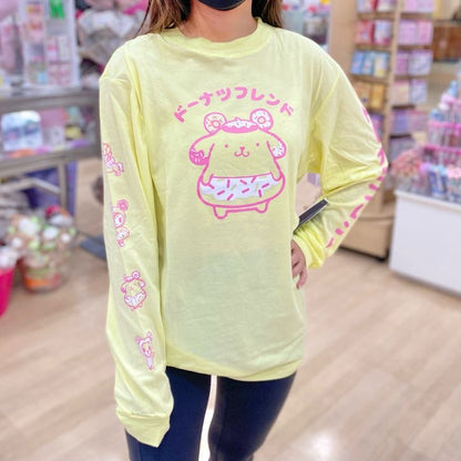 tokidoki x Pompompurin "Donut Friend" Long Sleeve Tee