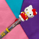 Hello Kitty 0.7mm 3-Color Ballpoint Pen (Red Standing)