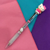 Hello Kitty 0.7mm 3-Color Ballpoint Pen (Pink Standing)