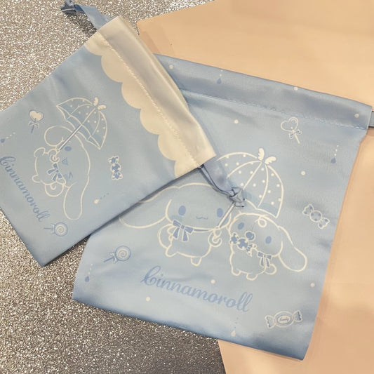 Cinnamoroll "Sky" Drawstring Bag Set
