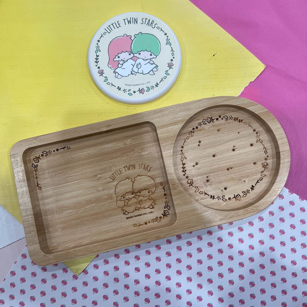 Little Twin Stars Tray w/ Coaster [SEE DESCRIPTION]