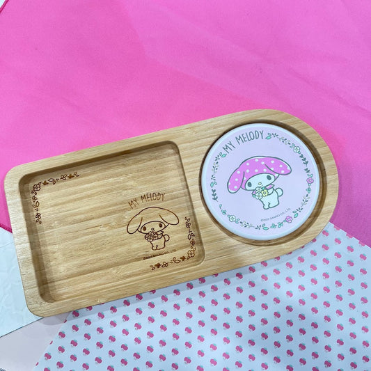 My Melody Tray w/ Coaster