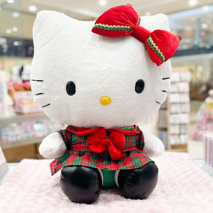 hello kitty pink dress plush Hello Kitty 24in "Check Dress" Plush – Secret Surprise Shop