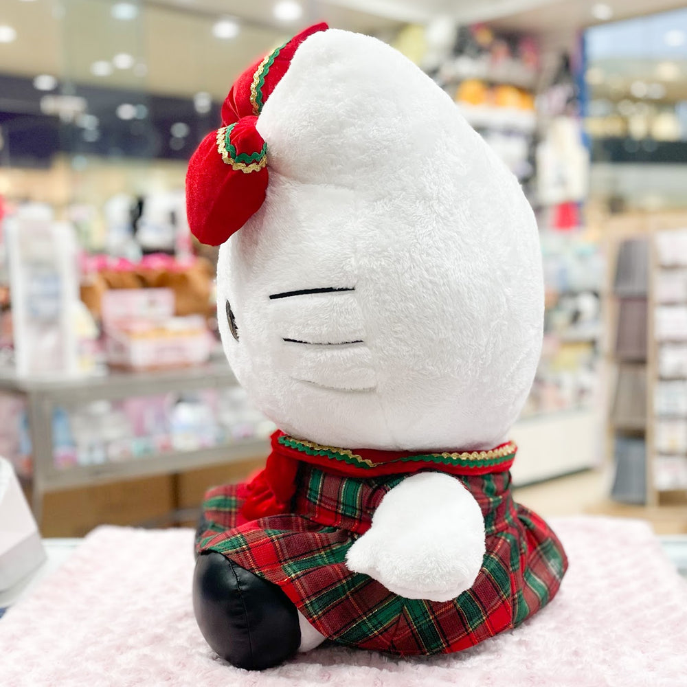 Hello Kitty 24in "Check Dress" Plush [NOT AVAILABLE TO SHIP]