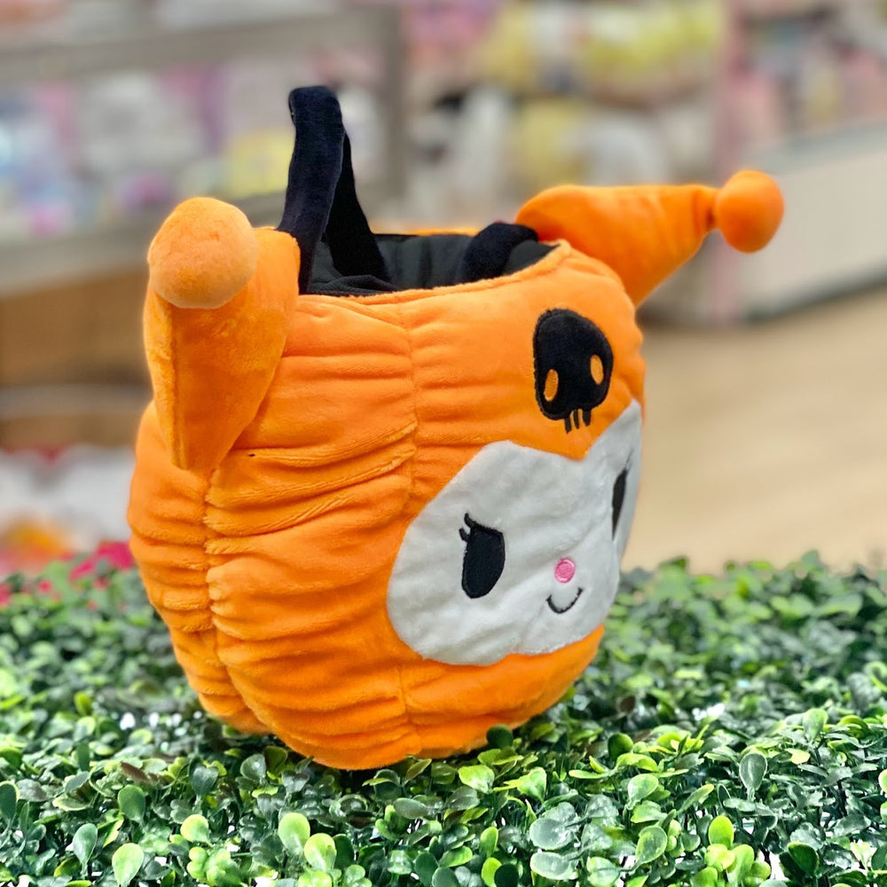 Kuromi Halloween Pumpkin Plush Basket