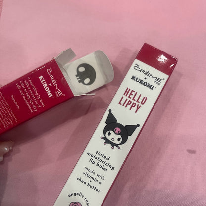 The Creme Shop x Kuromi Hello Lippy Tinted Moisturizing Lip Balm "Angelic Rose"