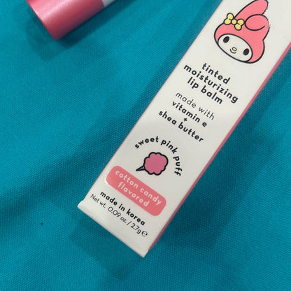 The Creme Shop x My Melody Hello Lippy Tinted Moisturizing Lip Balm "Sweet Pink Puff"