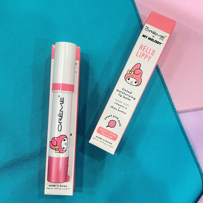 The Creme Shop x My Melody Hello Lippy Tinted Moisturizing Lip Balm "Sweet Pink Puff"