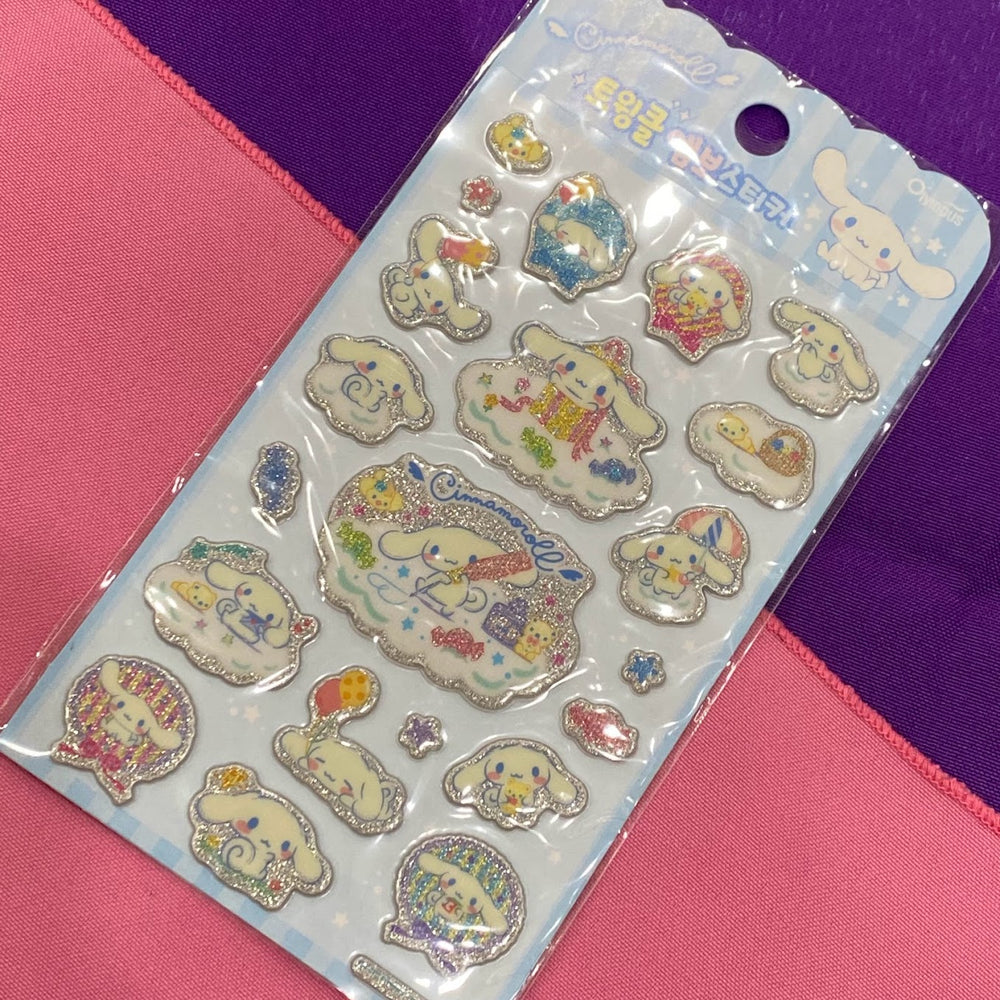 Cinnamoroll Twinkle Emboss Sticker