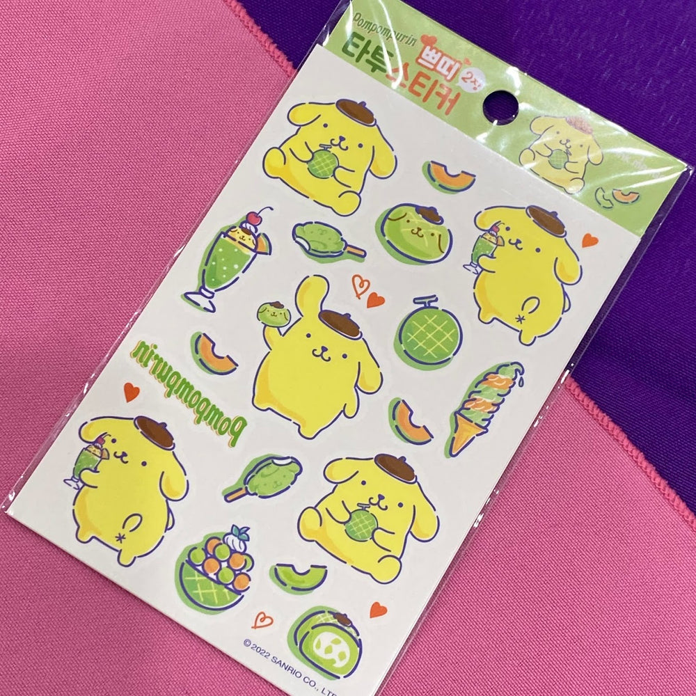 Pompompurin Petite Tattoo Sticker