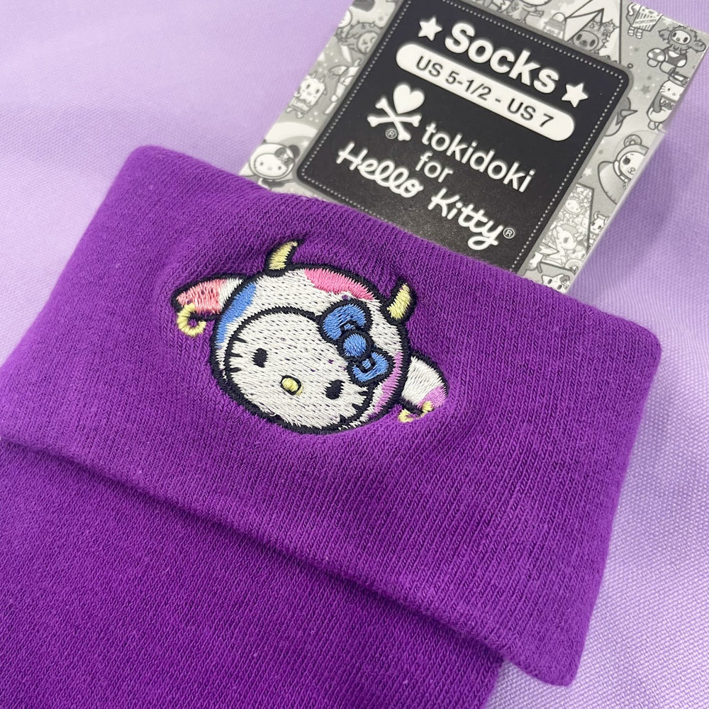 tokidoki x Hello Kitty Purple Adult Socks