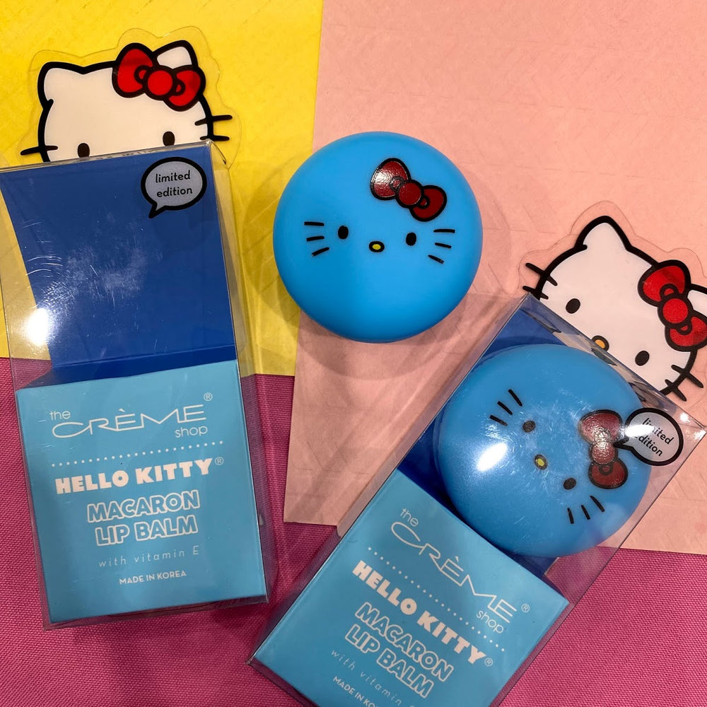The Creme Shop x Hello Kitty Macaron Lip Balm "Cool as Mint"