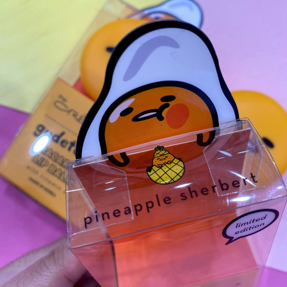 The Creme Shop x Gudetama Macaron Lip Balm "Pineapple Sherbert"