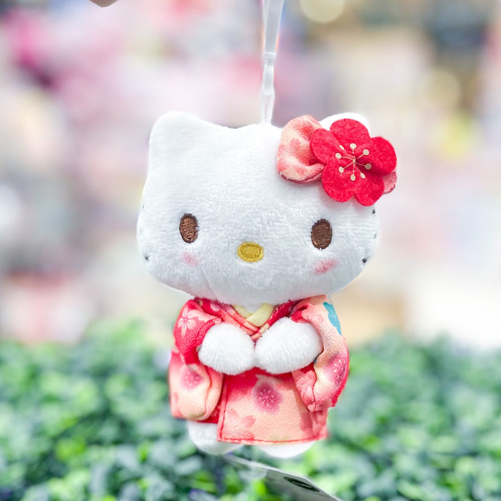 Hello Kitty "Kimono" Mascot Clip On Plush