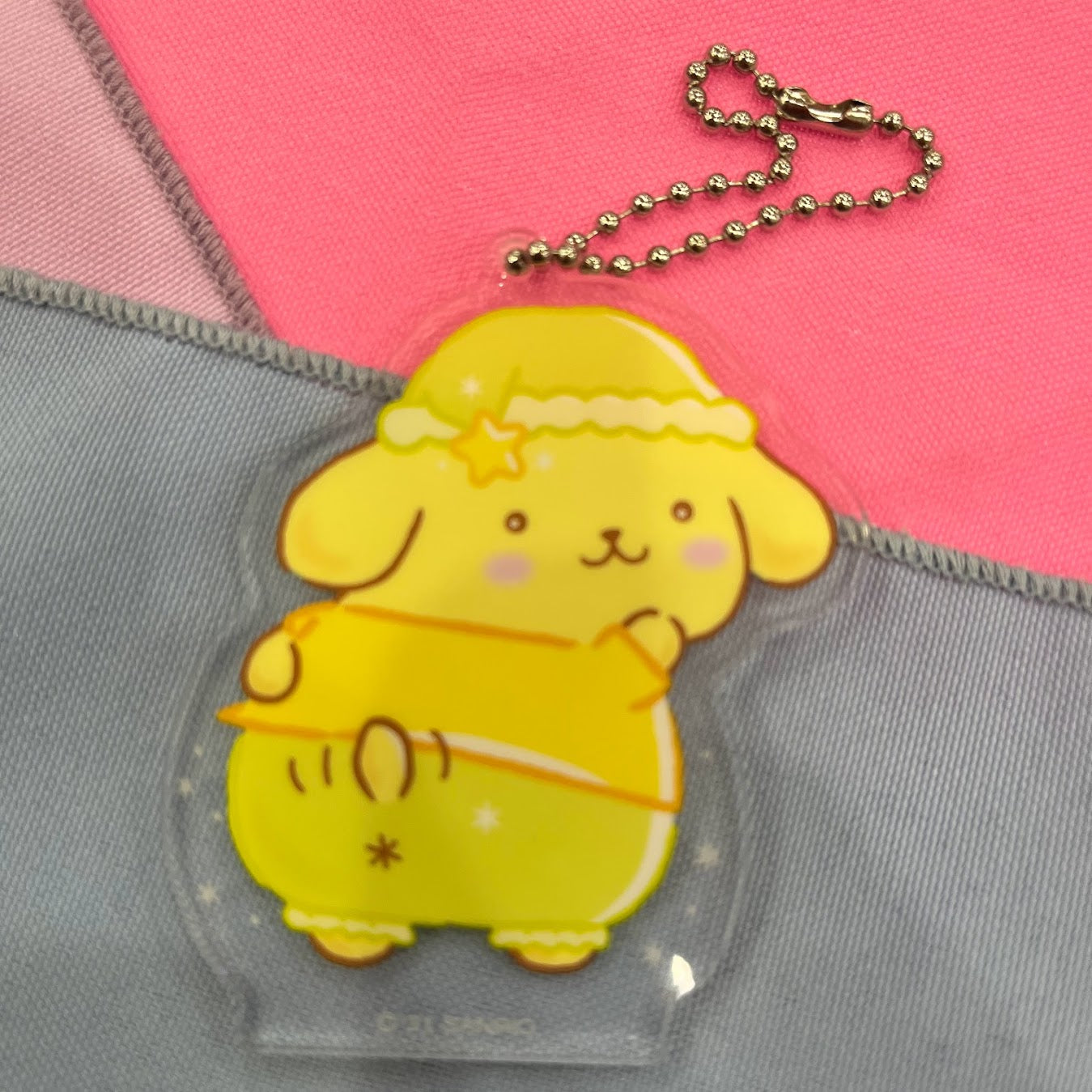 Pompompurin Acrylic Stand Light Keychain