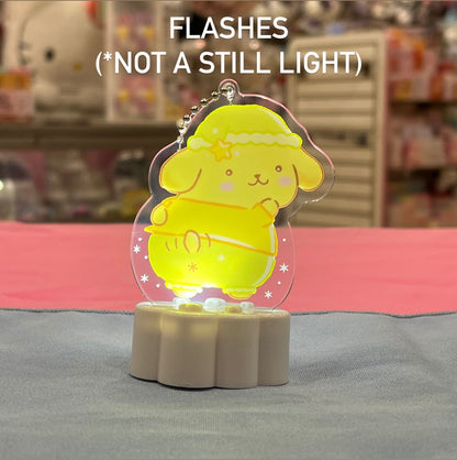 Pompompurin Acrylic Stand Light Keychain