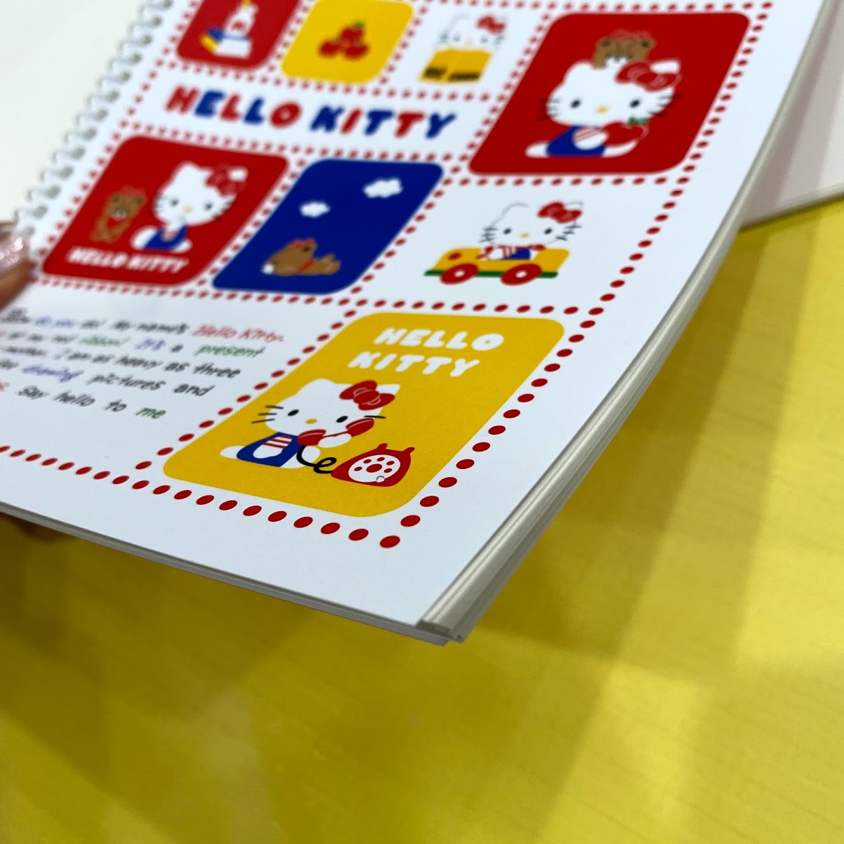 Hello Kitty (Red) Unruled Notebook