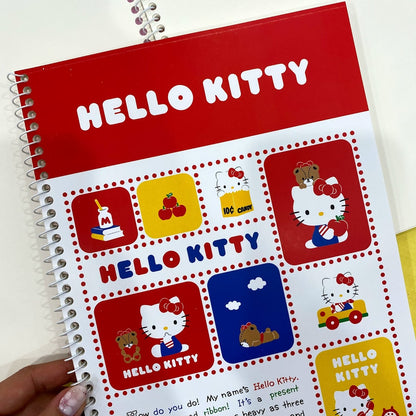 Hello Kitty (Red) Unruled Notebook