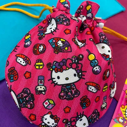 Hello Kitty "Japan Pop" Drawstring Bag
