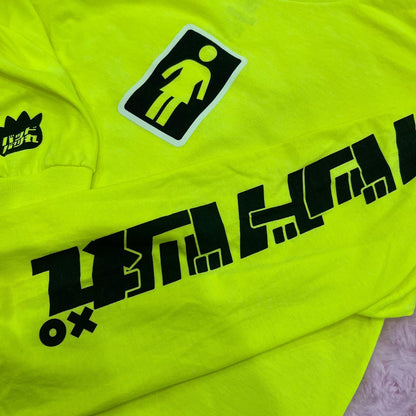 Girl "Tokyo Speed" Badtz Maru/Safety Green Character Long Sleeve