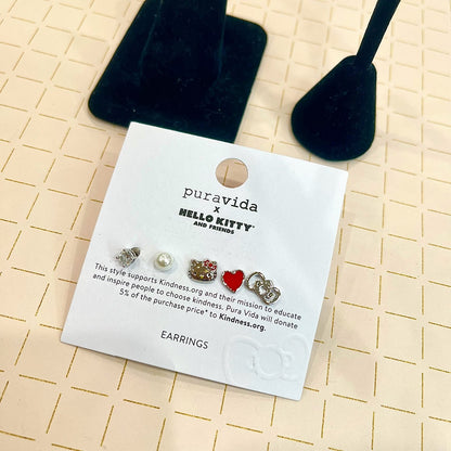 Pura Vida x Hello Kitty Mix & Match Stud Earring Pack