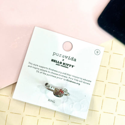 Pura Vida x Hello Kitty Face Ring (Size 9)
