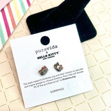 Pura Vida x Hello Kitty Face Stud Earrings