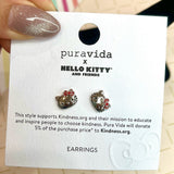 Pura Vida x Hello Kitty Face Stud Earrings