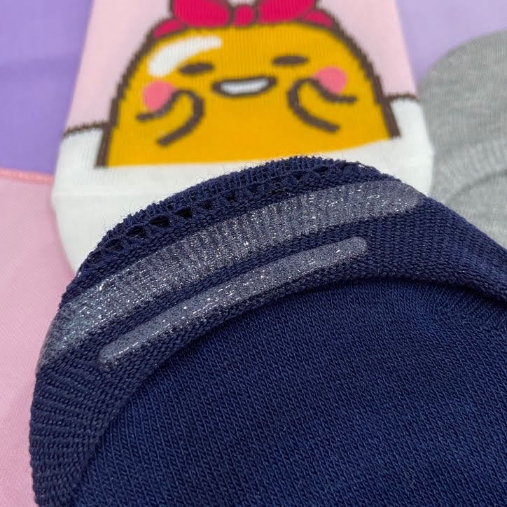Gudetama Non Slip Adult Ankle Socks
