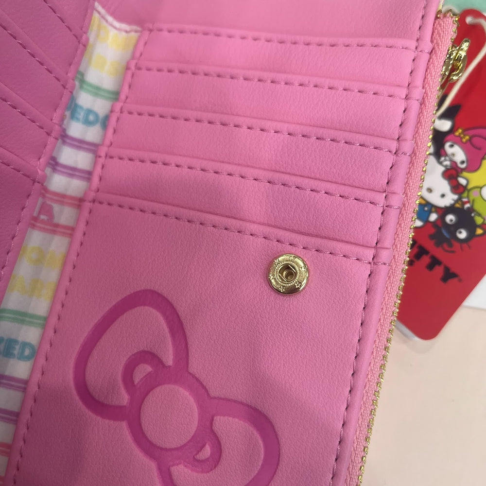 Loungefly x Sanrio Characters "Kawaii" Flap Wallet
