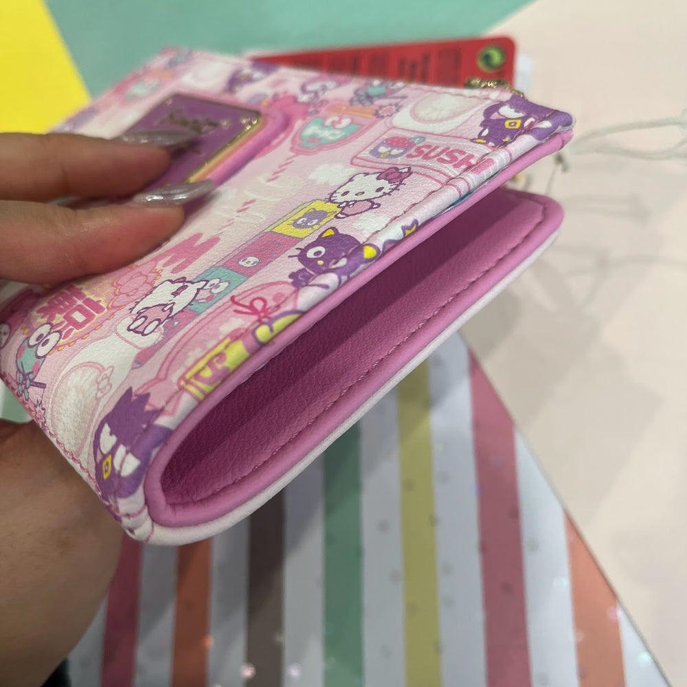 Loungefly x Sanrio Characters "Kawaii" Flap Wallet