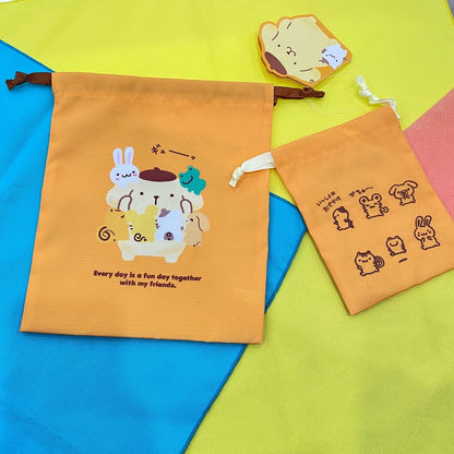 Pompompurin "Team" Drawstring Bag Set