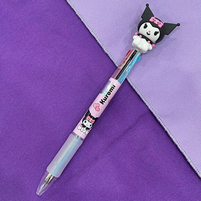 Kuromi Figure 3 Color Ballpoint Pen