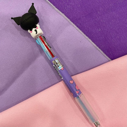 Kuromi Figure 3 Color Ballpoint Pen