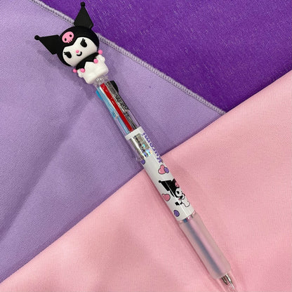 Kuromi Figure 3 Color Ballpoint Pen