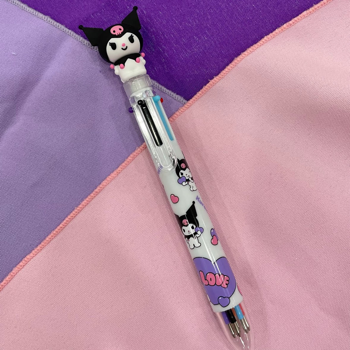 Kuromi 6-Color Ballpoint Pen
