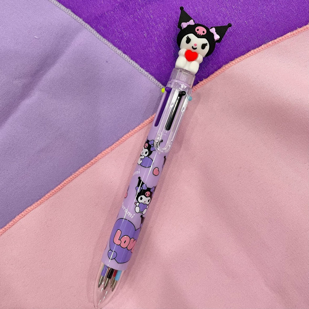 Kuromi 6-Color Ballpoint Pen