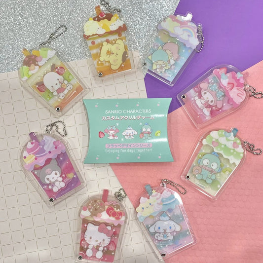 Sanrio Characters "Drink" Acrylic Charm