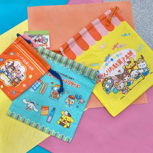Sanrio Characters "SDH" Drawstring Bag
