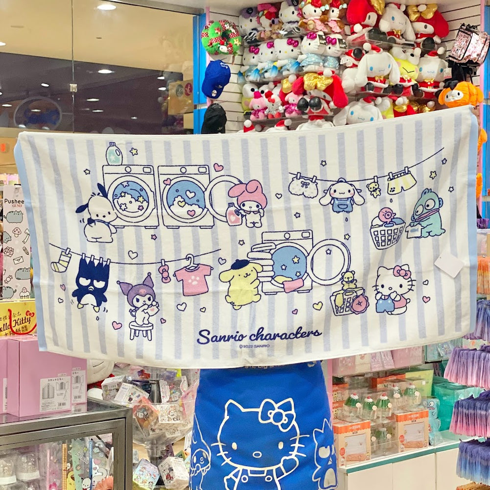 Sanrio Characters "Wash" Bath Towel
