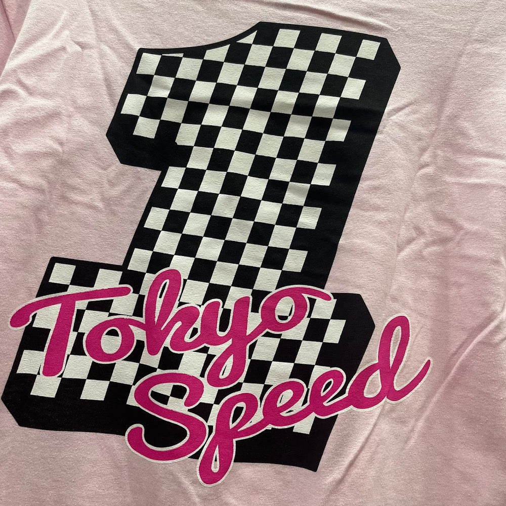 Girl x Sanrio "Tokyo Speed" Hello Kitty Tee (Pink)