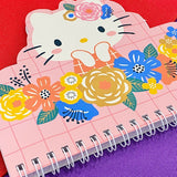 Hello Kitty "Flower" Die-Cut Spiral Notebook